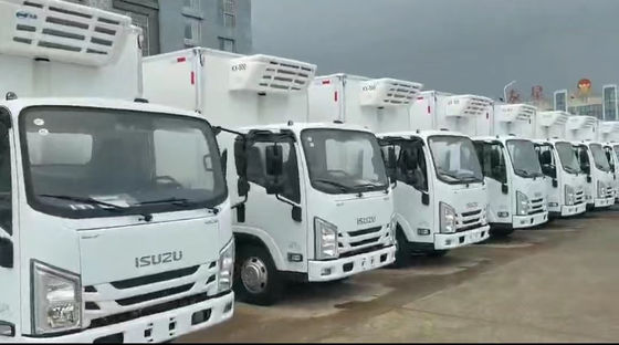 93KW 125HP Isuzu Van Diesel refrigerato 4×2 Isuzu Freezer Truck