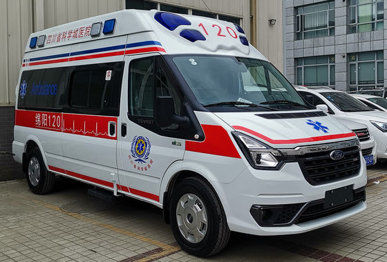 Diesel 4×2 Nuova Ford Ambulance Medica Emergenza Ambulanza Bianca