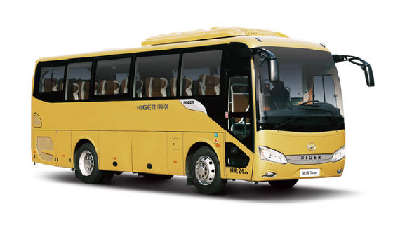 Minibus giallo a 39 posti Diesel Highway 24 passeggeri