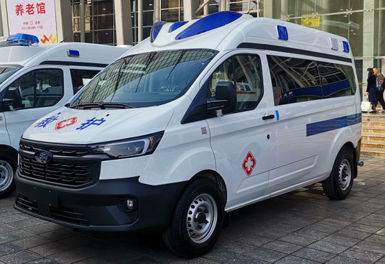 Ambulanza bianca Ford 8 posti Ambulanza medica a benzina