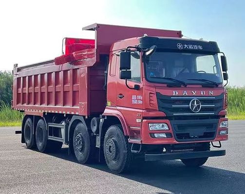 4 assi Diesel 3 posti Cargo Dump Truck 20M2 8,9 metri Trasmissione manuale 8×4