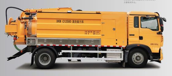 Autobotte C12500 Versatile per l'Aspirazione di Acque Reflue per la Pulizia Industriale