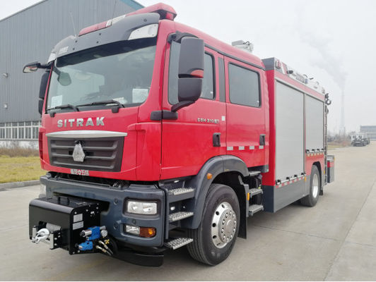 Un buon prezzo. Camion di emergenza di salvataggio di incendio Diesel 4x2 Camion di salvataggio di polizia dei pompieri in linea