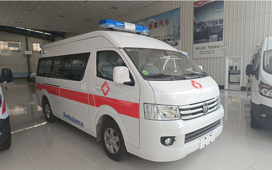 Un buon prezzo. Ambulanza di emergenza medica di Futian 4×2 8 posti a sedere a benzina a guida posteriore in linea
